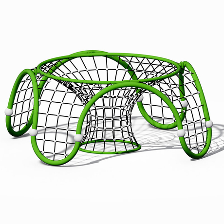 Los niños juegan al gimnasio al aire libre Dome Climber