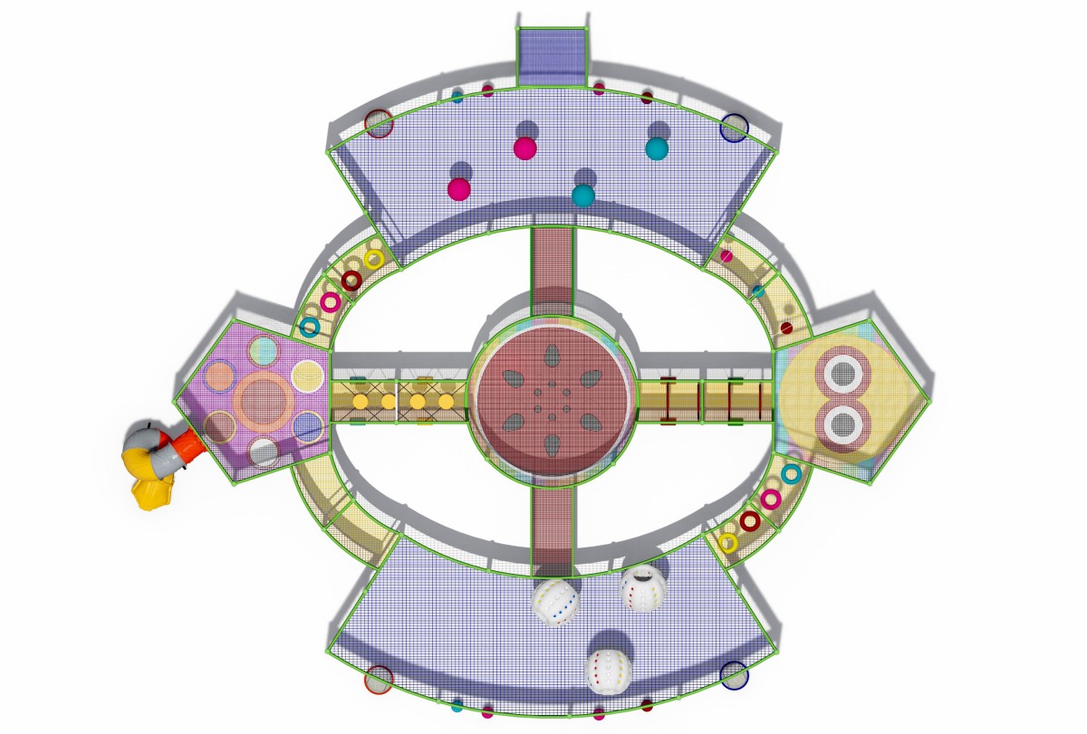 17. equipo de juegos infantiles cuerda para escalar -5