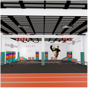 Carrera de obstáculos de agilidad cubierta personalizada para niños y adultos