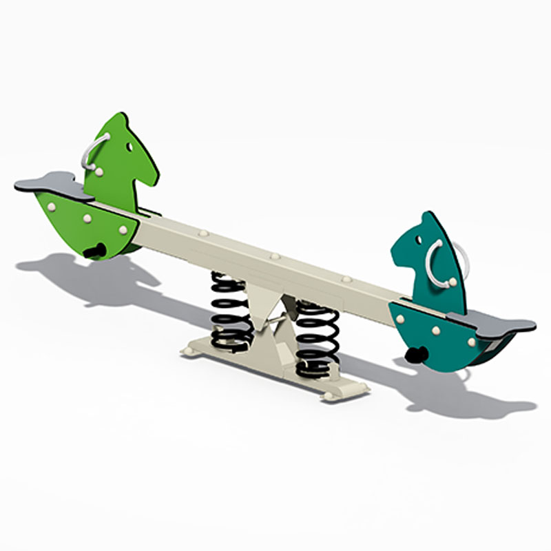 Balancines comerciales para parques infantiles con temática de caballos