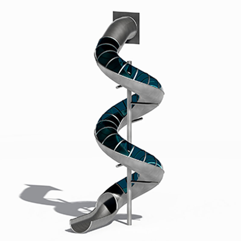 Toboganes comerciales de acero inoxidable para exteriores