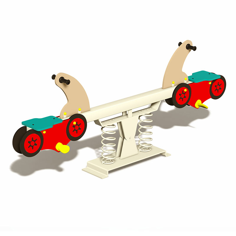 Balancines para niños: equipo de juegos infantiles Teeter Totters con temática de motocicletas