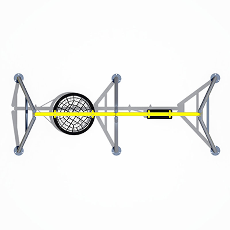 Columpio nido para niños al aire libre con base estable para actividades de juego seguras para niños