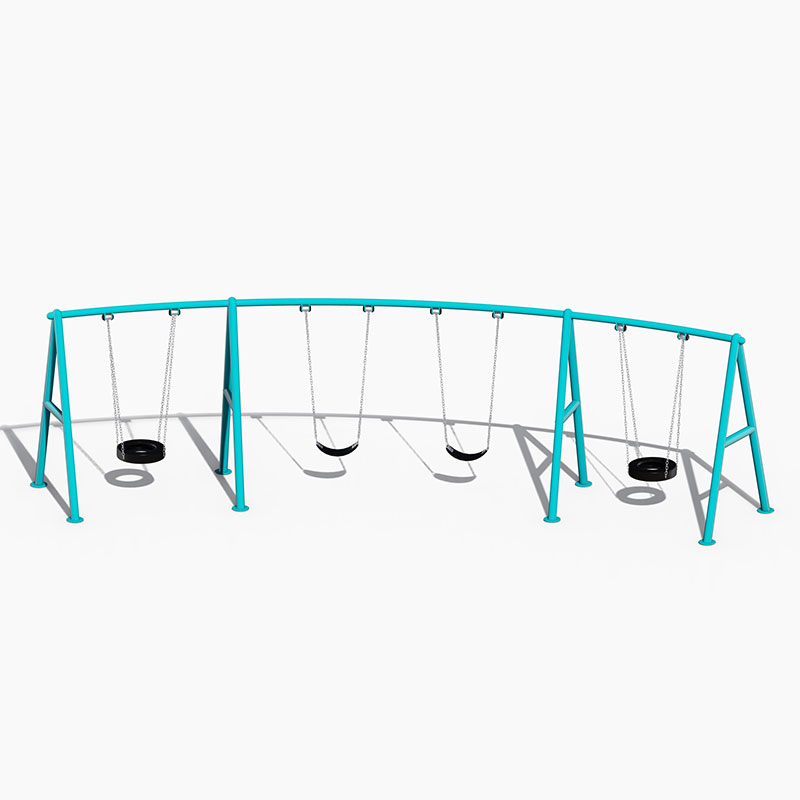 Columpio para niños al aire libre creado para mejorar las experiencias de juego al aire libre de los niños