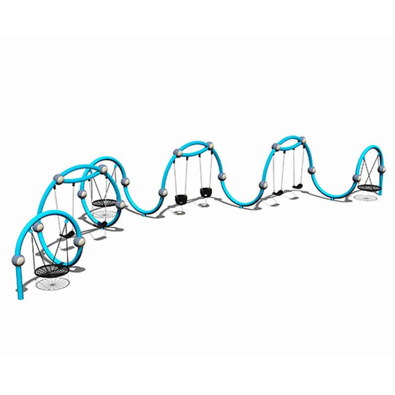 Columpio para niños al aire libre: estructura duradera y uso duradero