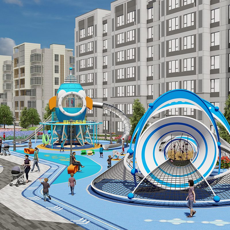 1090㎡ de aventura: por qué este parque de juegos al aire libre es imprescindible para su comunidad