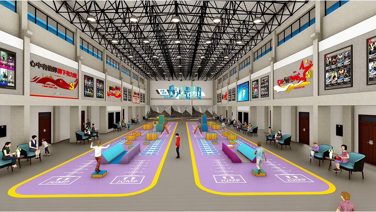 4. Entrenamiento en carrera de obst&aacute;culos cubierta para ni&ntilde;os (4)