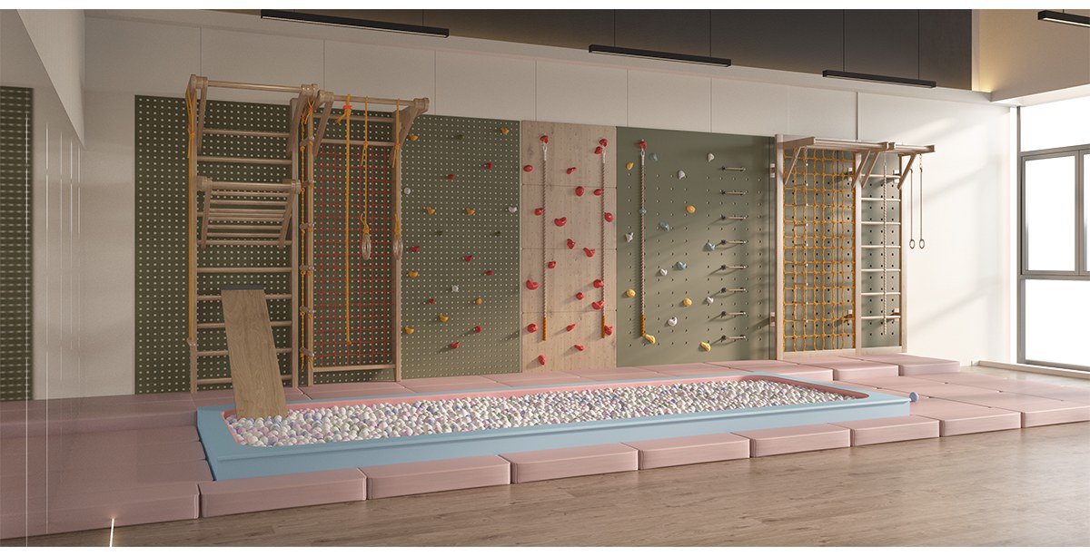 06. Modular Indoor Climbing Wall (1) 06. Rocódromo Modular Interior (1)