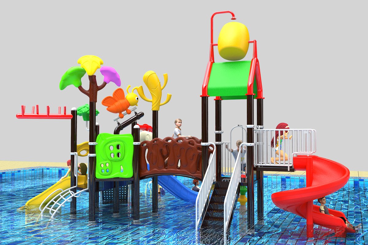 Equipo de juegos del parque acuático (3)