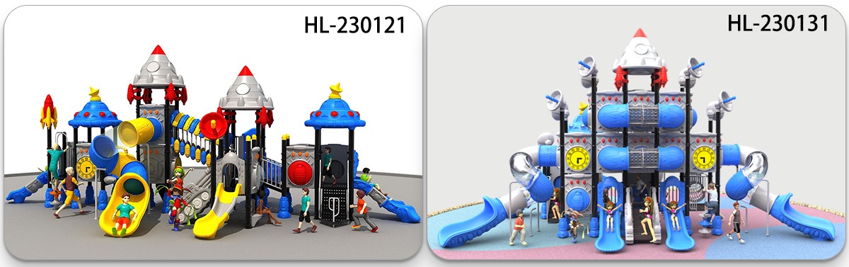 Space Play Slide Proveedor Material HDPE (1) 