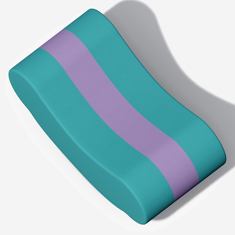 Equipo de juego suave para interiores Moon Boat curvo de dos tonos