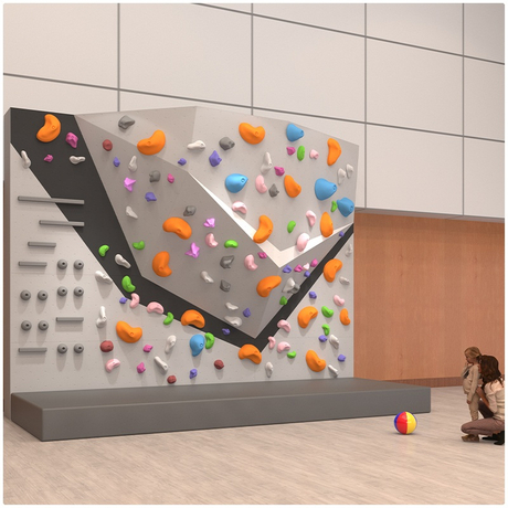 Muro de escalada interior modular: equipo de gimnasio de escalada comercial