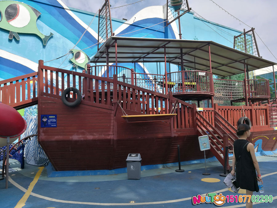 Paseo no estándar Le Tu + barco pirata + parque infantil cubierto + atracciones acuáticas - (11)