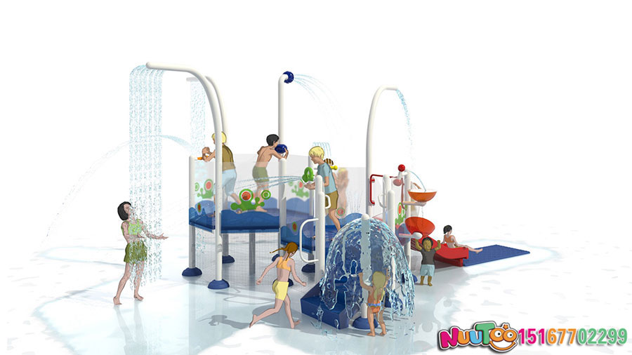 Tobogán acuático + Equipo de diversión acuática + Instalaciones de juegos infantiles (30)