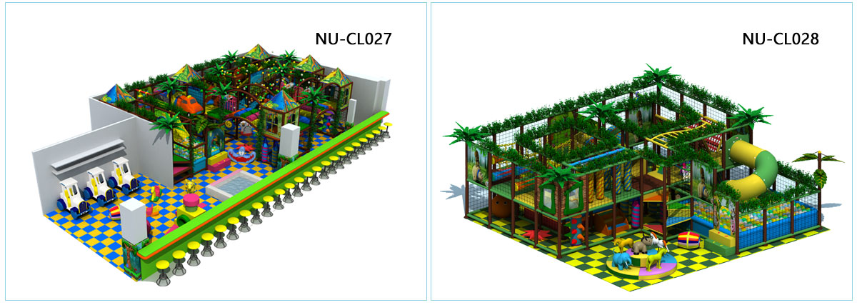 Parque infantil interior con temática de la jungla (14)