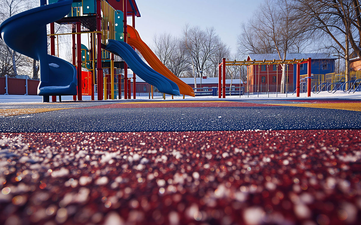 superficie de seguridad para parques infantiles de EPDM vertida in situ (3)