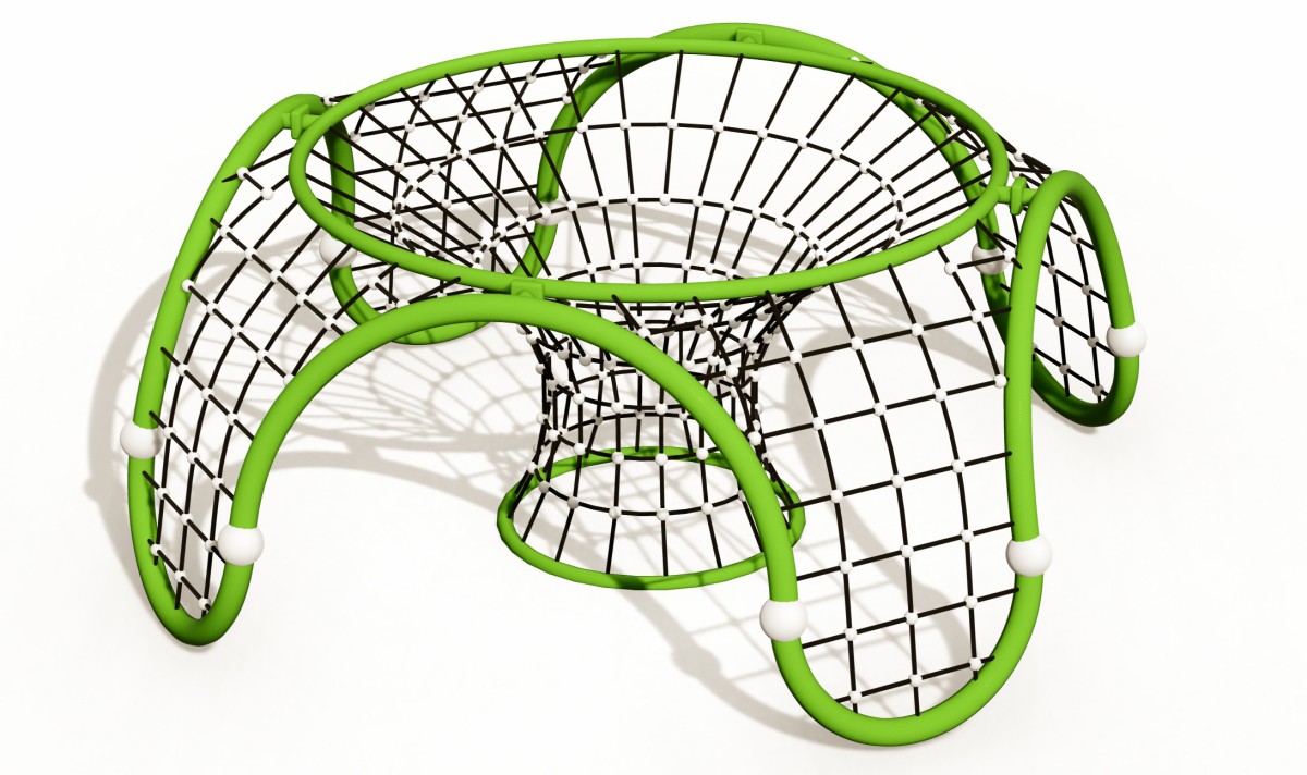 Vista panor&aacute;mica del gimnasio al aire libre Kids Play Dome Climber-2