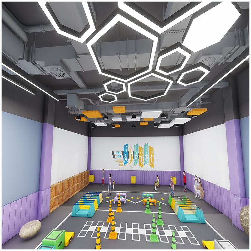 Equipo de entrenamiento para carreras de obstáculos a medida para parques infantiles interiores