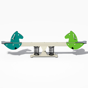 Balancines comerciales para parques infantiles con temática de caballos