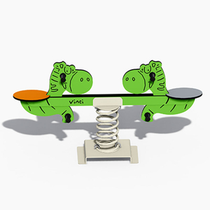 Balancines dobles con temática de dinosaurios