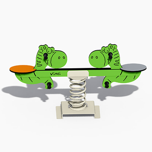 Balancines dobles con temática de dinosaurios