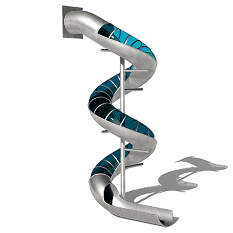 Toboganes comerciales de acero inoxidable para exteriores