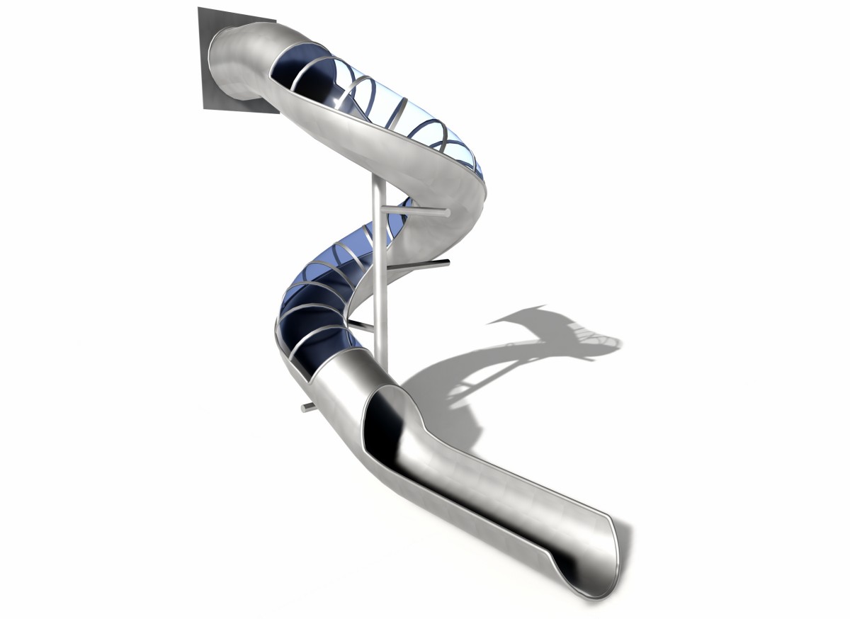 1.Toboganes de acero inoxidable para parques infantiles (5)