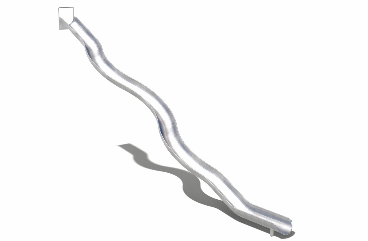 12. Tobog&aacute;n de acero inoxidable para parques infantiles comerciales (5)