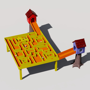 Wonder Maze: patio interactivo de mascotas para conejillos de indias 