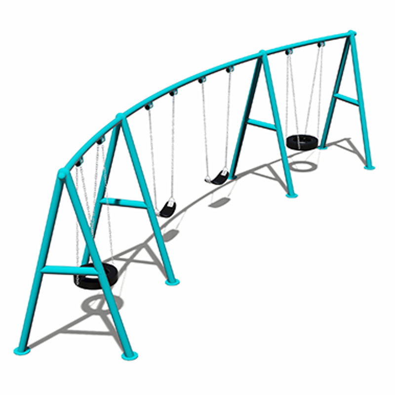 Columpio para niños al aire libre creado para mejorar las experiencias de juego al aire libre de los niños