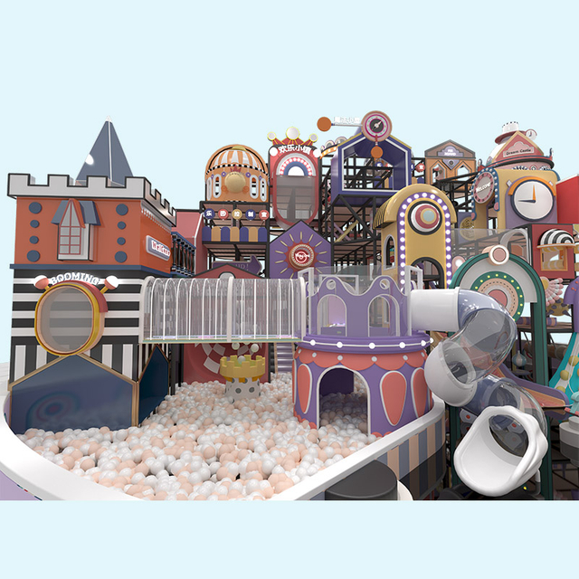 Proveedor de juegos de interior Macaron Series Kids Pastel Maze