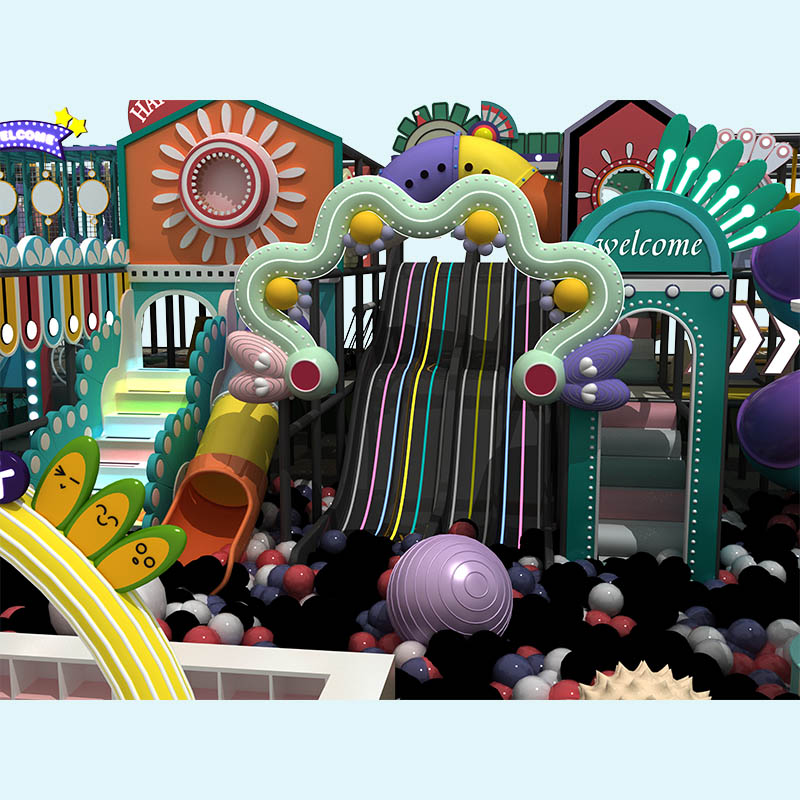 Parque infantil interior Candy Color Macaron Maze - Proveedor de China