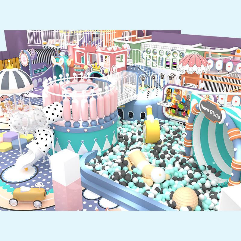 Estructura de juego suave para jardín de infantes de China