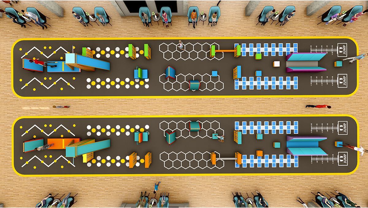 4. Entrenamiento en carrera de obst&aacute;culos cubierta para ni&ntilde;os (9)