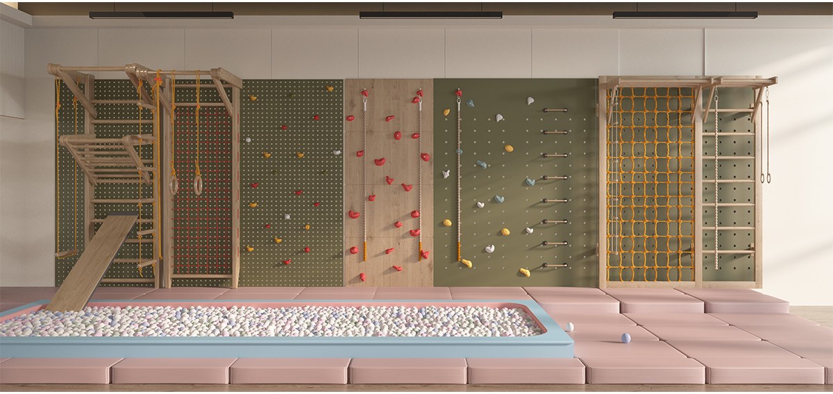 06. Modular Indoor Climbing Wall (2) 06. Rocódromo interior modular (2)