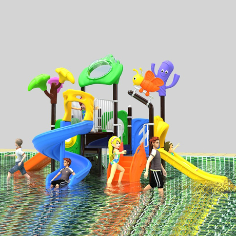 Diapositivas modernas de juegos de agua para actualizaciones de parques temáticos