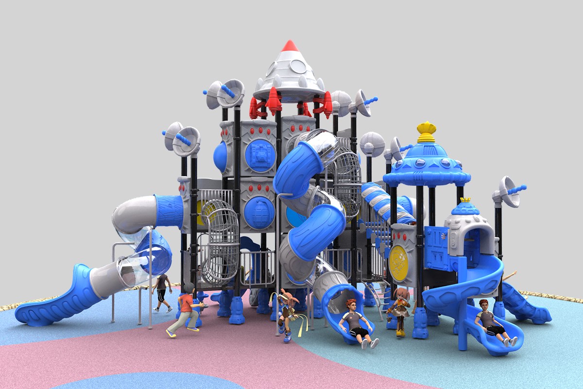 Equipo de juegos con temática espacial (3)