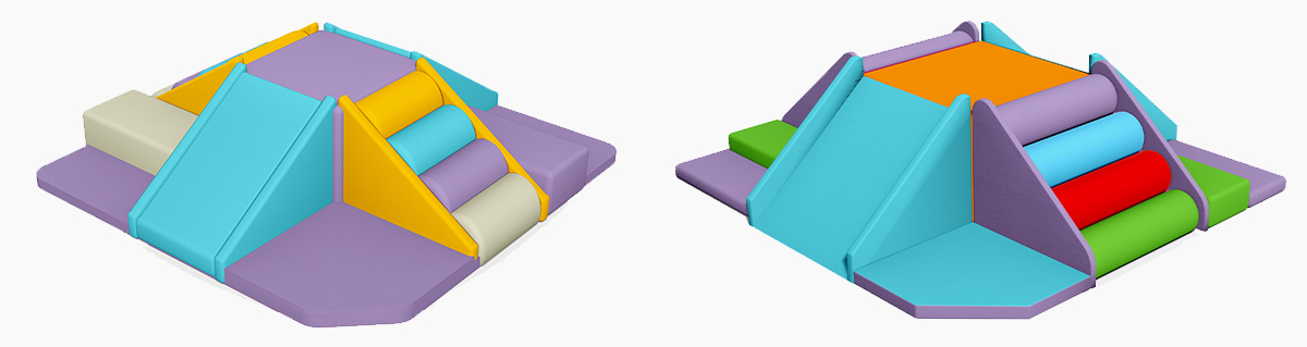 1. Equipo de &aacute;rea de juego suave (4)