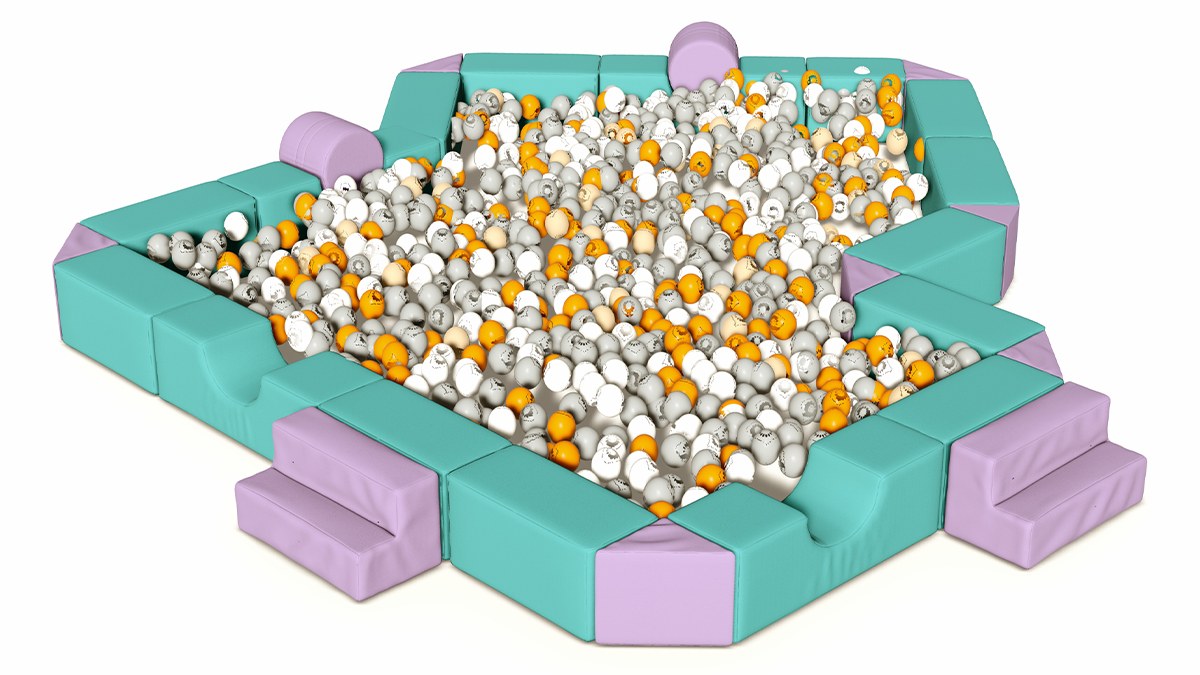 24. &Aacute;rea de juego suave tem&aacute;tica para ni&ntilde;os (3)