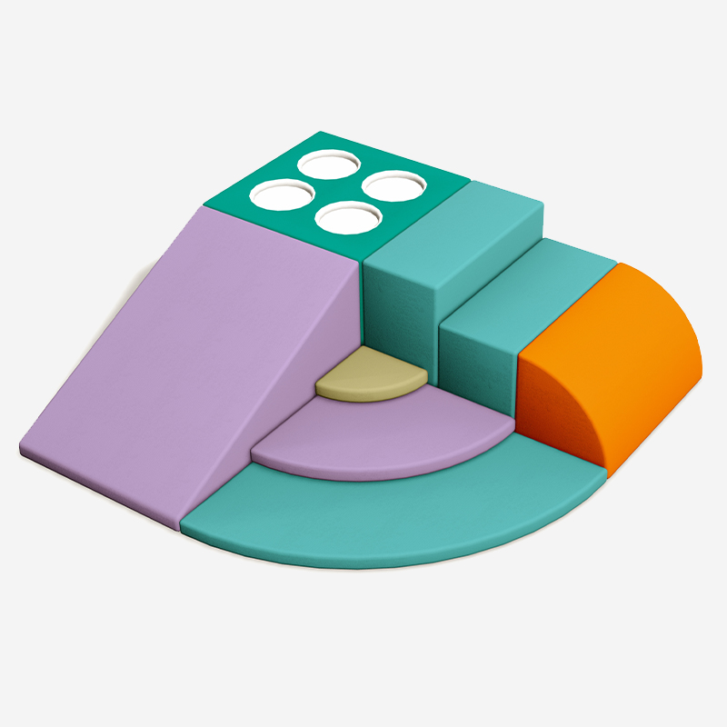 Equipo de juego suave para interiores modular en bloque