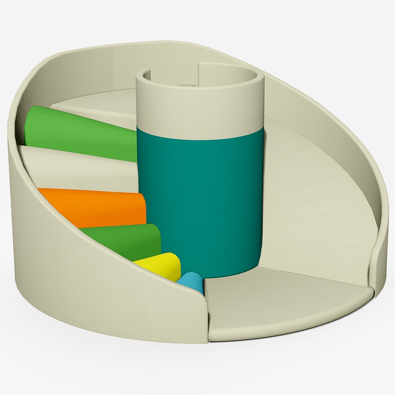 Equipo de juego suave interior modular en espiral 