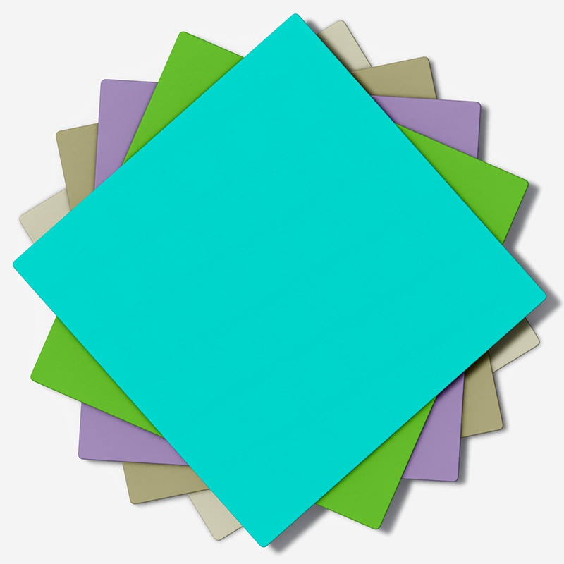 Alfombras de juego suaves para interiores cuadradas de colores vibrantes