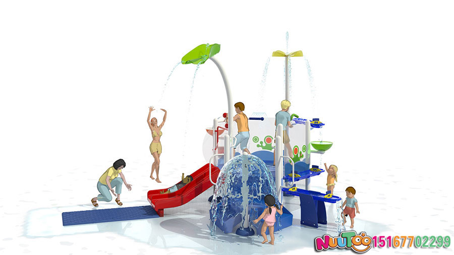 Tobogán acuático + equipo de juegos acuáticos + instalaciones de juegos infantiles (27)