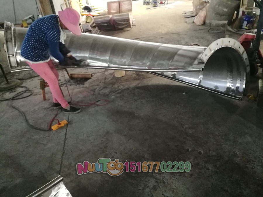 Fabricante de toboganes de acero inoxidable + tobogán grande + tobogán