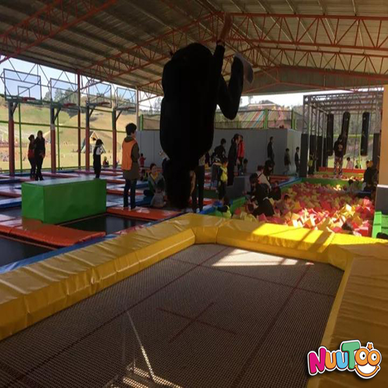 Parque interior para niños Cangzhou Feihong gran parque de trampolines al aire libre