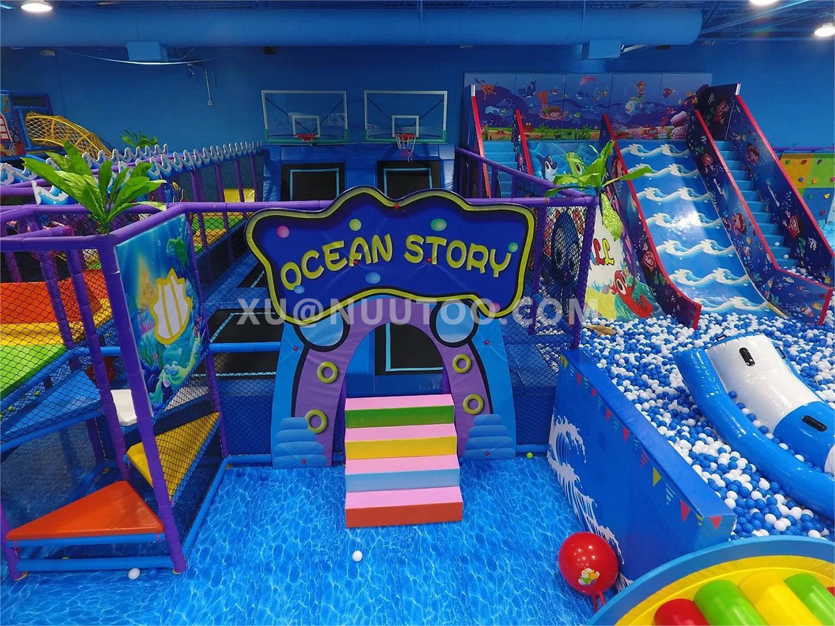 Proveedores de parques infantiles interiores con tema oceánico (2)