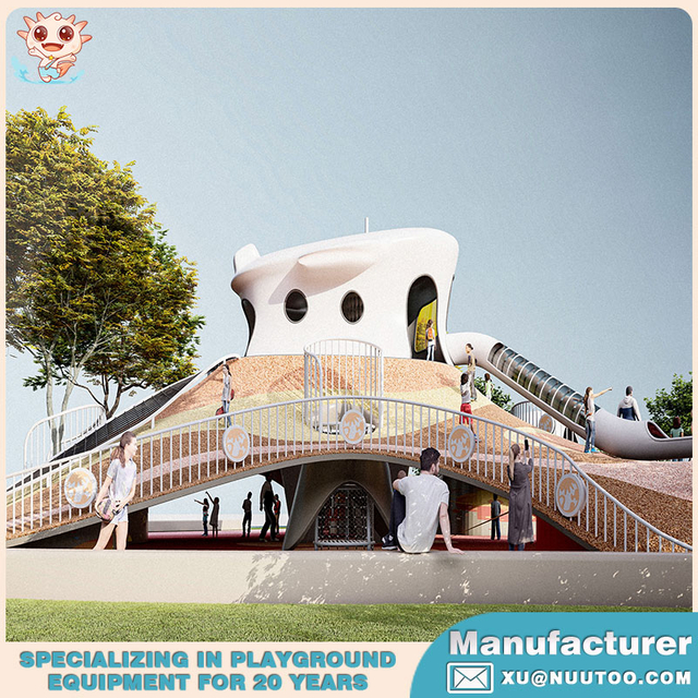 Fabricante de equipos para parques infantiles paisajísticos Create Dream City Playground