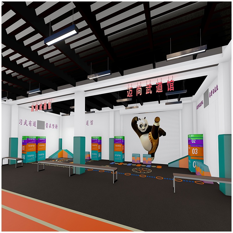 Carrera de obstáculos de agilidad cubierta personalizada para niños y adultos