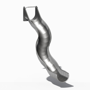 Tobogán ondulado para parque infantil