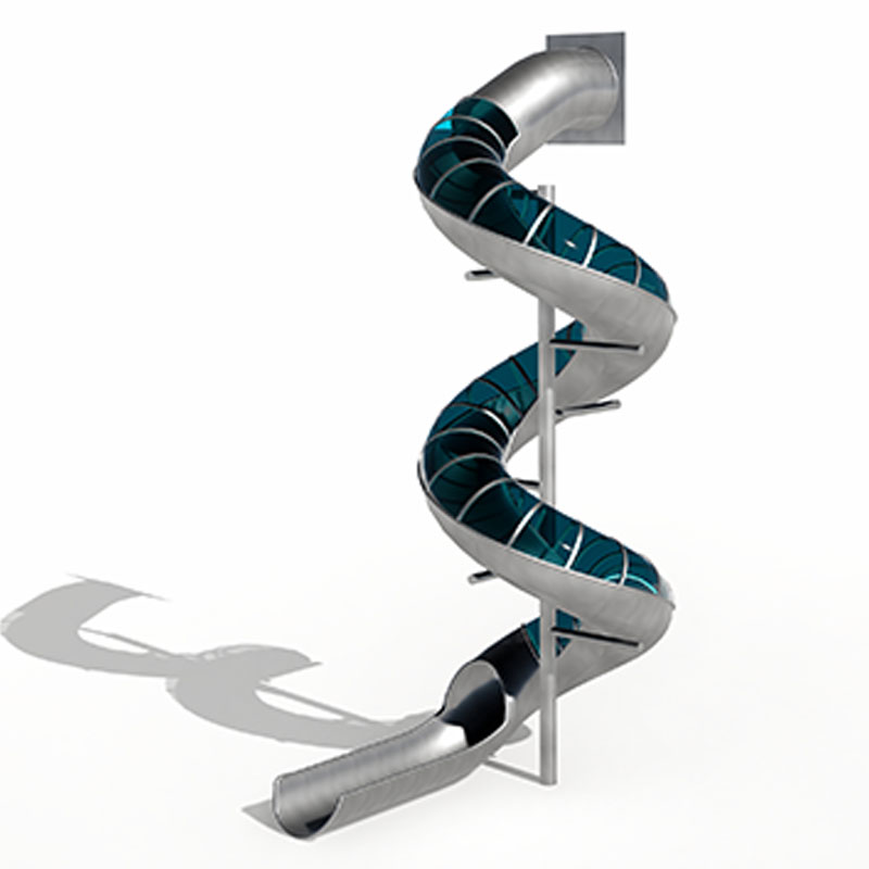 Toboganes comerciales de acero inoxidable para exteriores